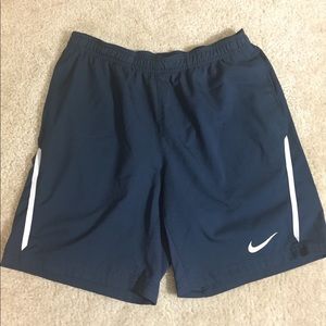 Nike Power Woven 9" Tennis Short Navy - Medium